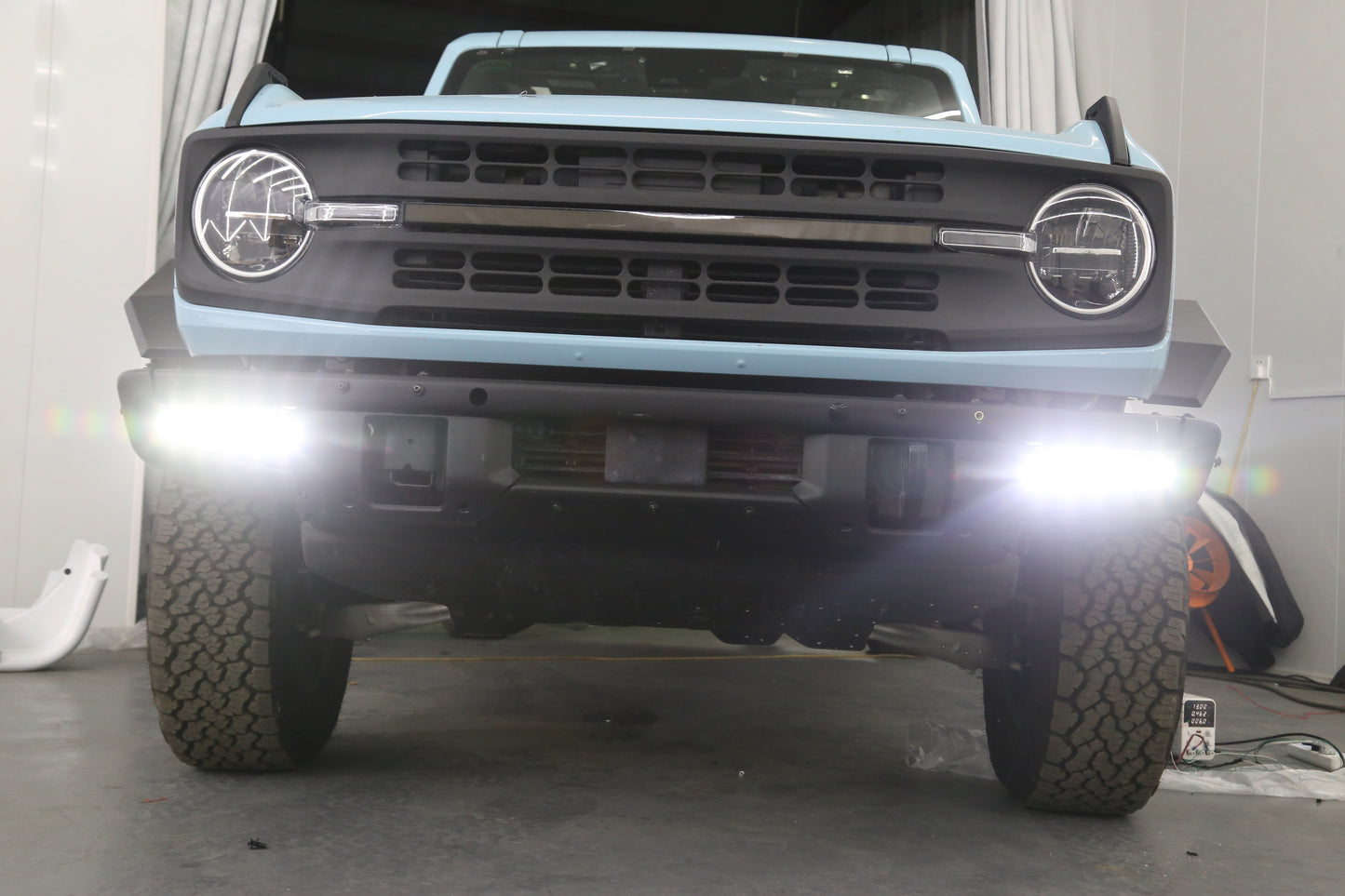 Fog Lights (5 LED) for Ford Bronco 2021+ with Steel Modular Bumper