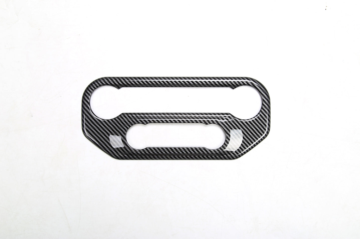 Air conditioning panel cover (glossy carbon fiber) for Ford Bronco 2021+