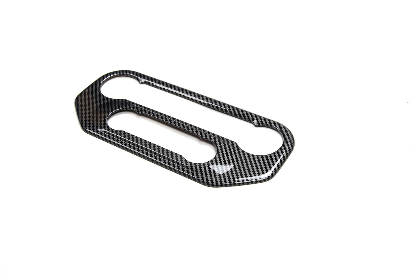 Air conditioning panel cover (glossy carbon fiber) for Ford Bronco 2021+