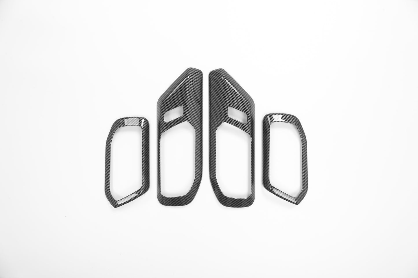 Interior Door Handle Trim for Ford Bronco 2021+ (Glossy Carbon Fiber)