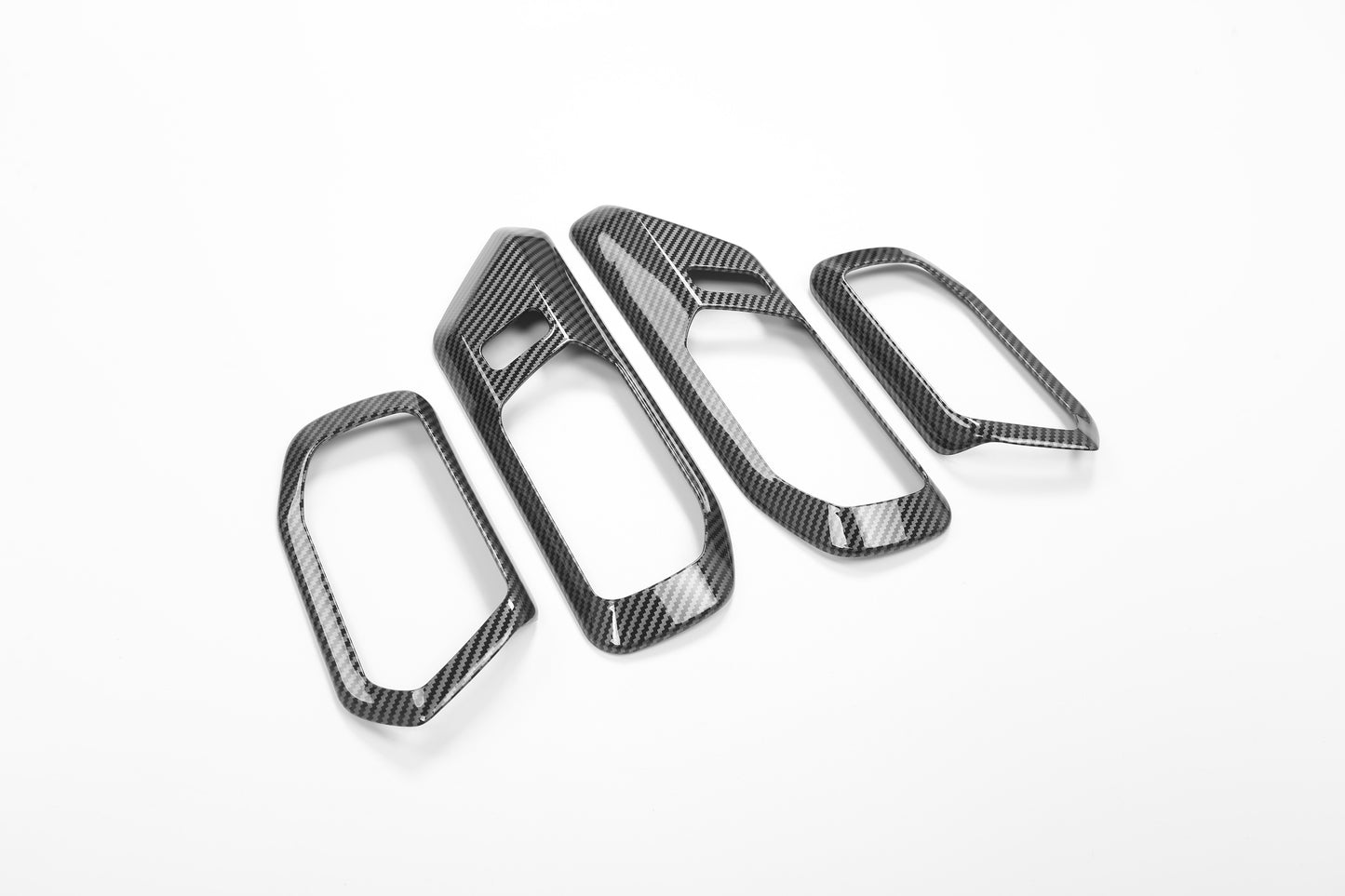 Interior Door Handle Trim for Ford Bronco 2021+ (Glossy Carbon Fiber)