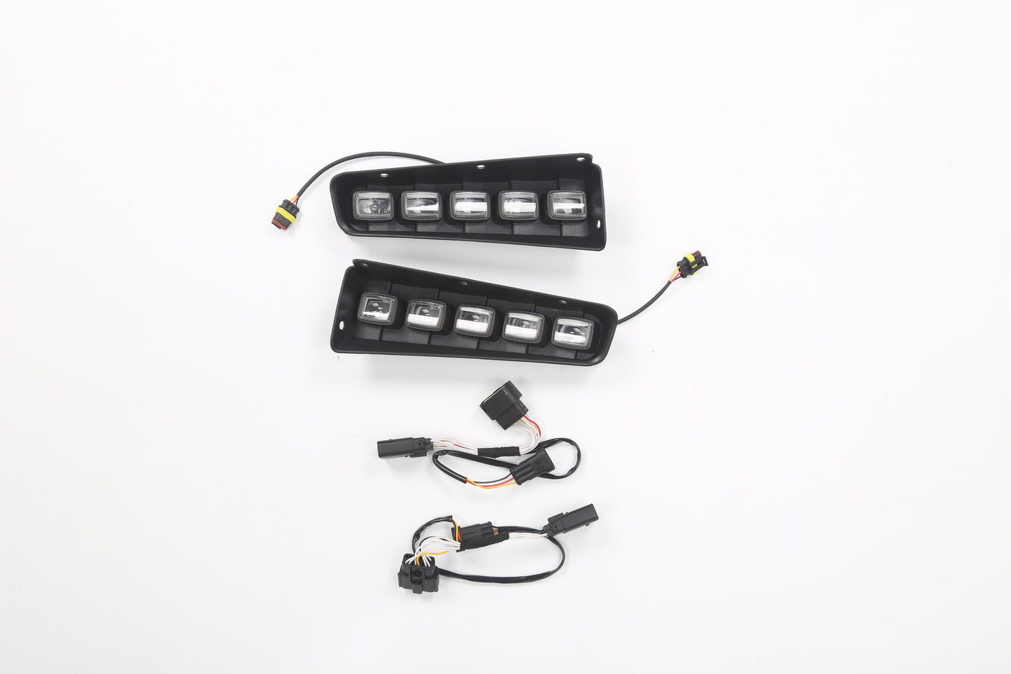 Fog Lights (5 LED) for Ford Bronco 2021+ with Steel Modular Bumper