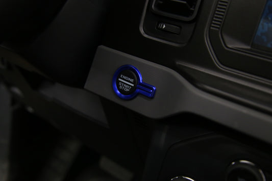 Start & Stop Button Trim for 2021+ Ford Bronco - Blue