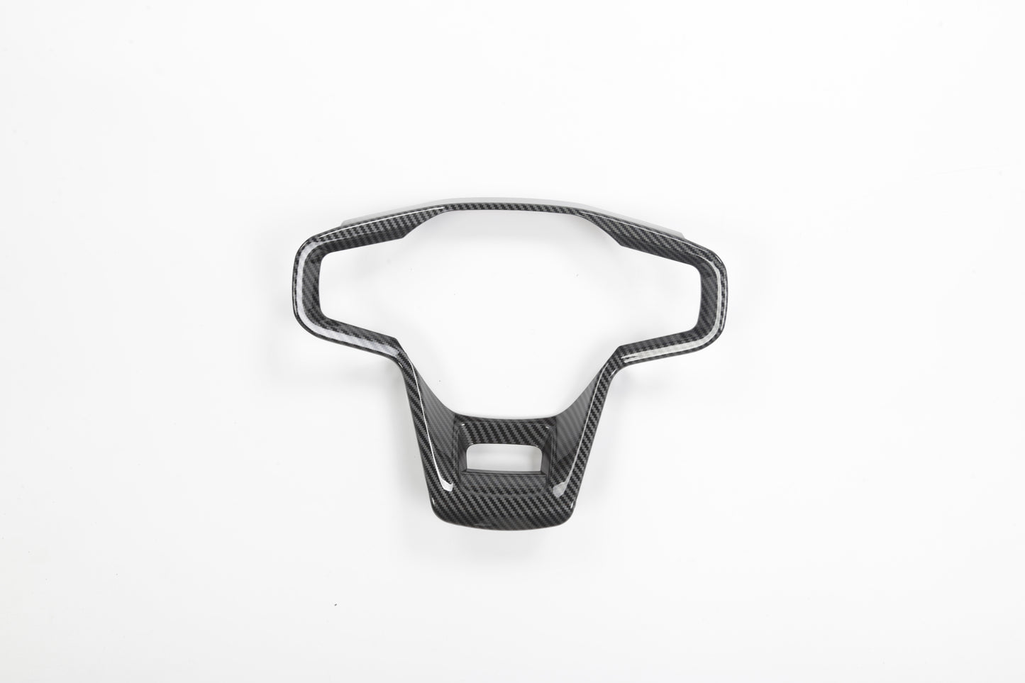 Steering Wheel Trim Cover (glossy carbon fiber) for Ford Bronco 2021+