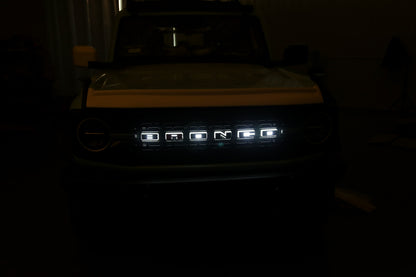 LED BRONCO letter with black cover for Ford Bronco 2021+